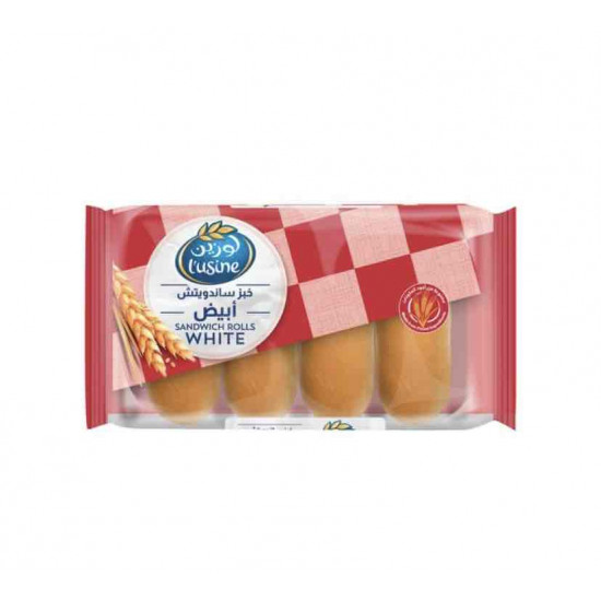 خبز لوزين ساندويش رول 4 حبات 