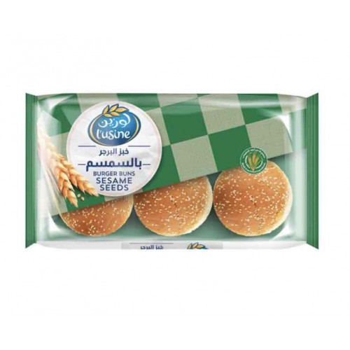خبز برجر لوزين بالسمسم 400 جم 