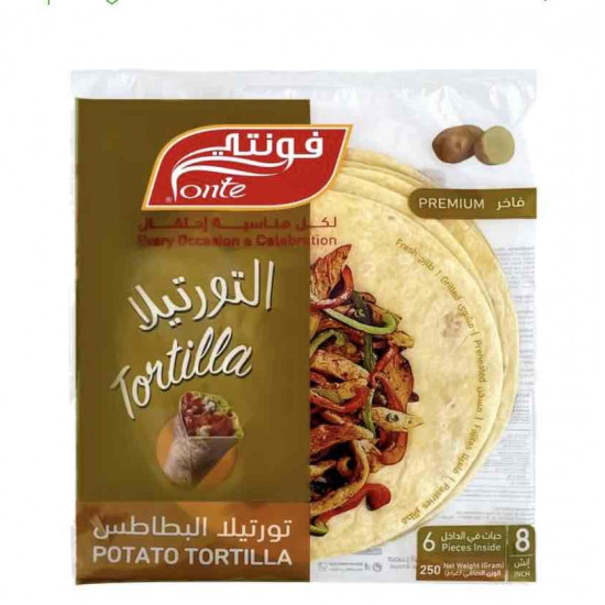 تورتيلا فونتي البطاطس 6 حبات 250 جم 