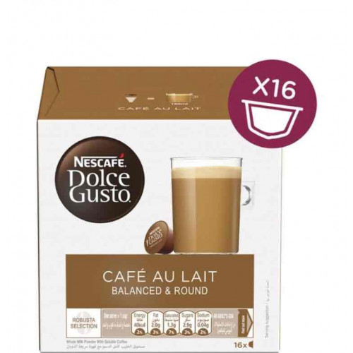 كبسولات القهوة نسكافيه دولتشي جوستو كافيه أو لايت 16 حبة 