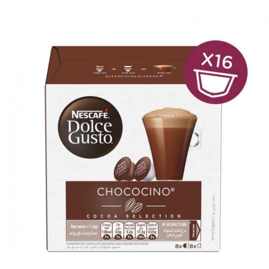 كبسولات القهوة نسكافية دولتشي جوستو شوكوتشينو 16 حبة 
