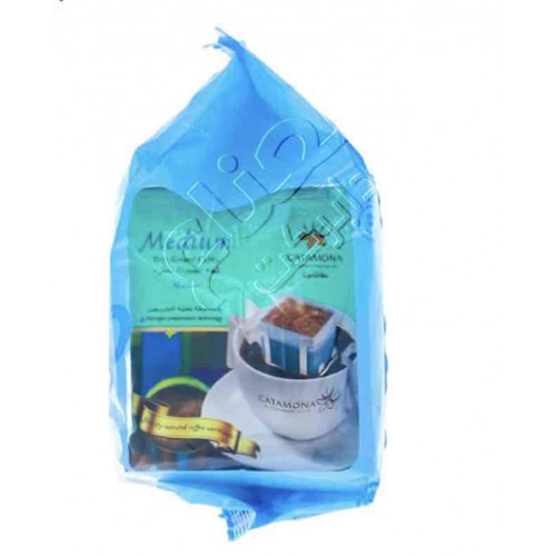كرتون قهوة كاتامونا معتدلة مطحونة 10 جم*10 