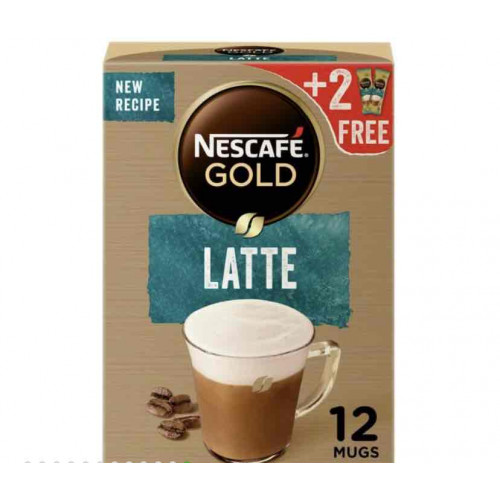 كرتون قهوة نسكافيه جولد كابتشينو لاتيه 18جم*12