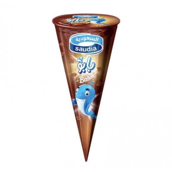 ايس كريم السعودية بابو كون شوكولاته 110مل 