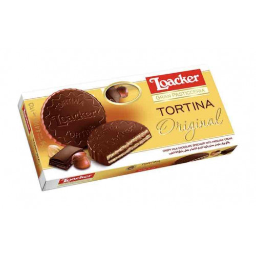 ويفر لوكر شوكولاته بالحليب ومحشو بكريمة البندق 125 جم