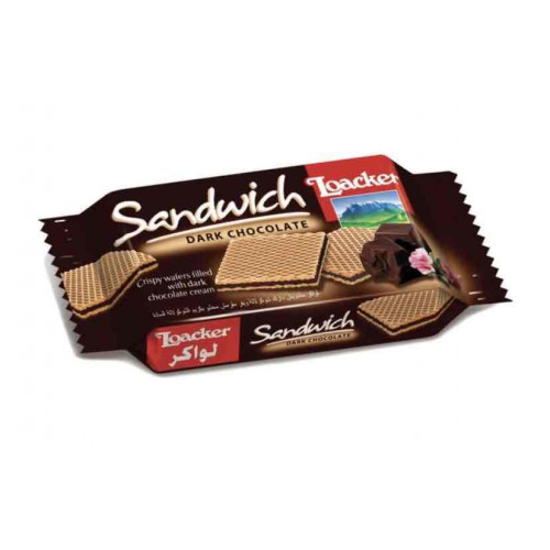 ويفر لواكر ساندوتش شوكولاتة داكنه 25 جم