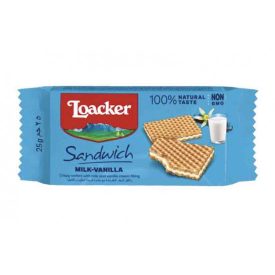 ويفر لوكر ساندوتش مع حشوة كريمة الحليب والفانيليا 25 جم 