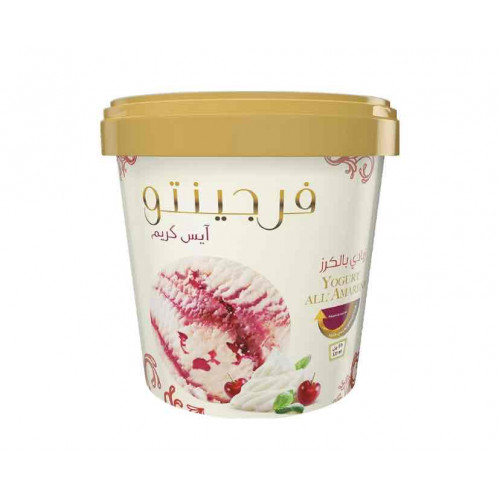 ايس كريم فرجينتو زبادي بالكرز 125 مل