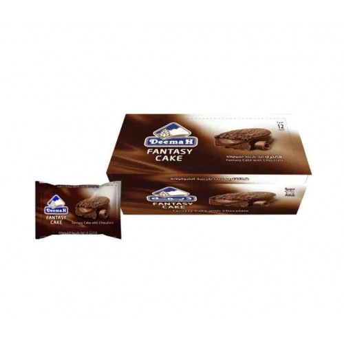 ديمة فانتزي كيك شوكلاتة علبة 12 حبة 40 جم