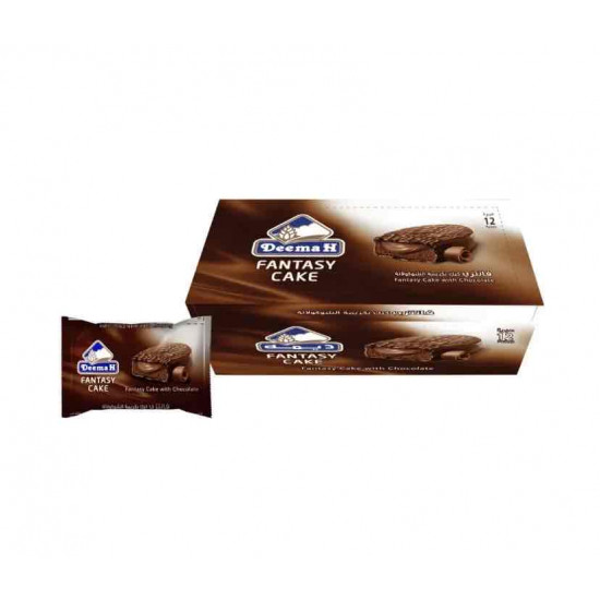 ديمة فانتزي كيك شوكلاتة علبة 12 حبة 40 جم
