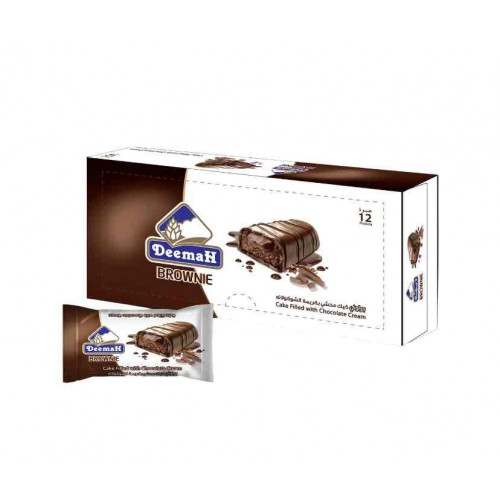 ديمة براوني كيك بالشوكلاتة علبة 12 حبة 37 جم