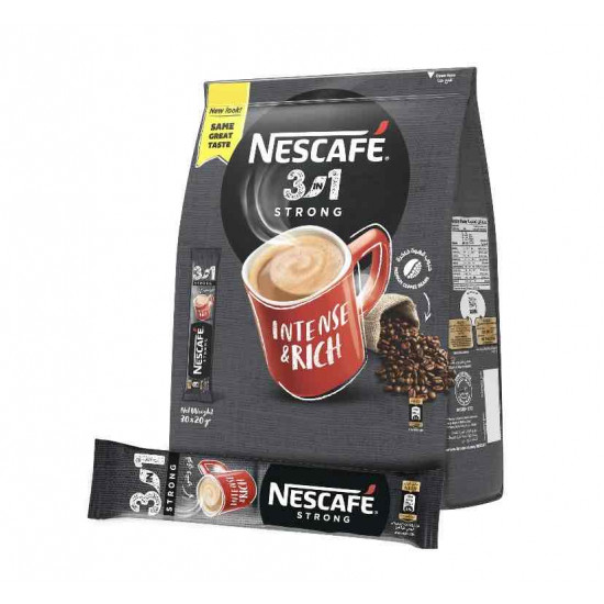 نسكافيه 3 في 1 سترونغ 30 حبة 20 جم
