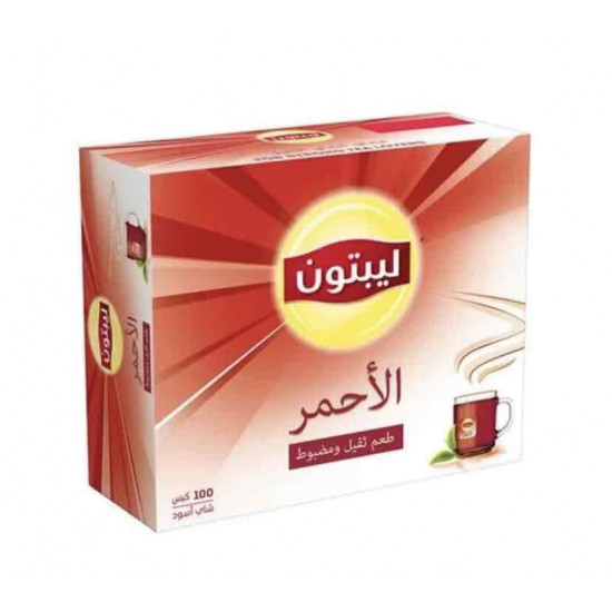 شاي ليبتون الأحمر 100 كيس