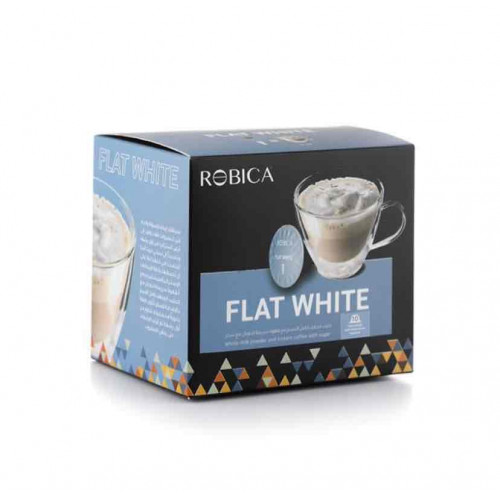 روبيكا كبسولات قهوة فلات وايت 14 جم * 10