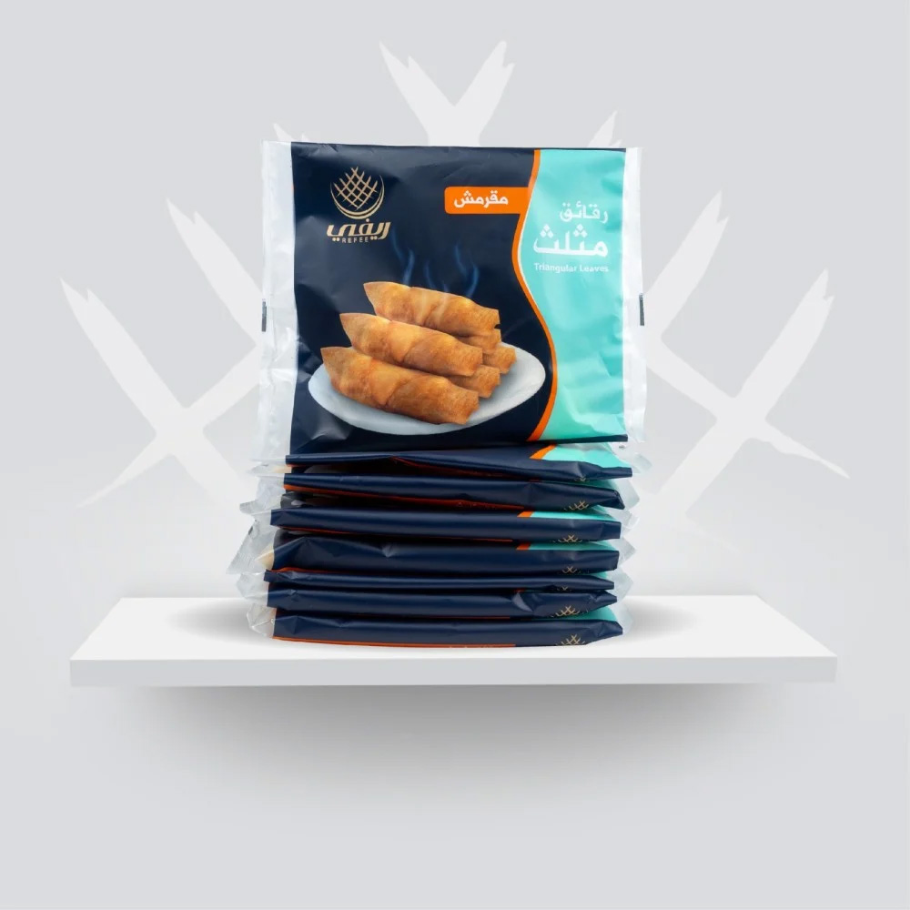 رقائق مثلث ابيض مقرمش ريفي