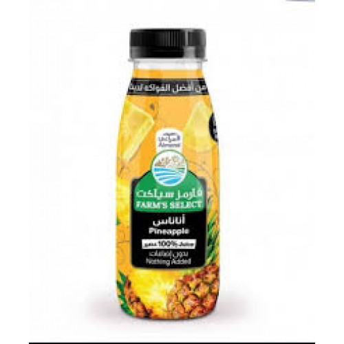عصير فارمز سليكت اناناس المراعي 250 مل