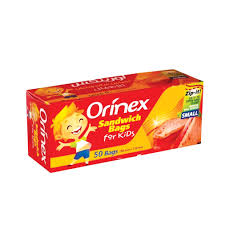 اكياس حفظ ساندويتش اورينكس 50 كيس