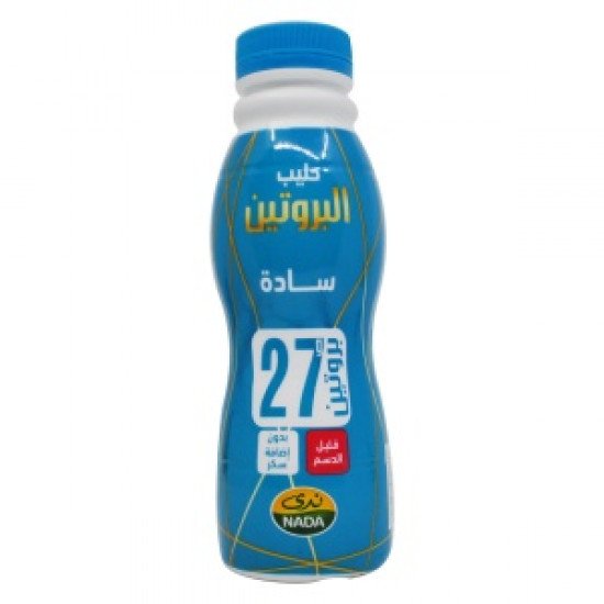 حليب ندى البروتين سادة قليل الدسم - 320 مل