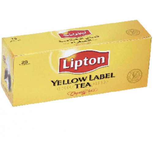 شاي ليبتون العلامة الصفراء  25 كيس شاي
