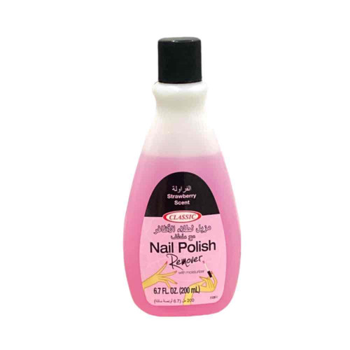 مزيل طلاء اظافر مع ملطف برائحة الفراوله200مل