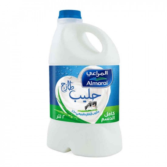 حليب المراعي طازج كامل الدسم 2لتر