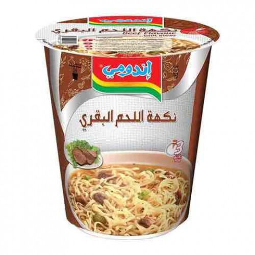 كوب شعيريه اندومي بنكهة اللحم البقري 80جم