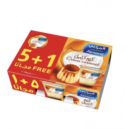 شدة كريم كراميل المراعي 100 جم*6 