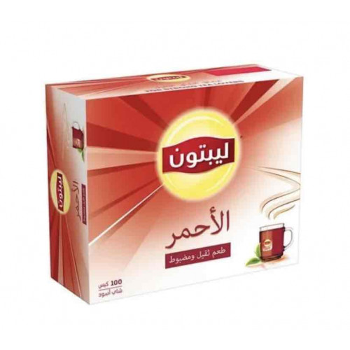 شاي ليبتون الأحمر 100 كيس
