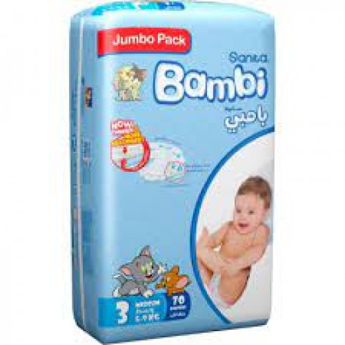 بامبي جامبو رقم 3 70حبة 