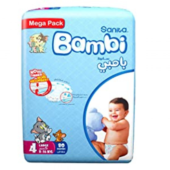 بامبي ميجا رقم 4 (80حبة)