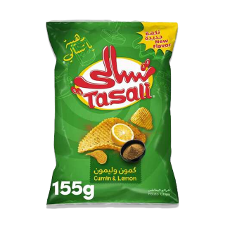 بطاطس تسالي ليمون و كمون 155 جم
