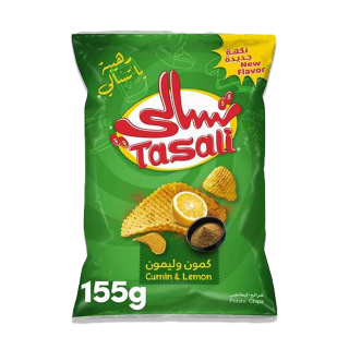 بطاطس تسالي ليمون و كمون 155 جم