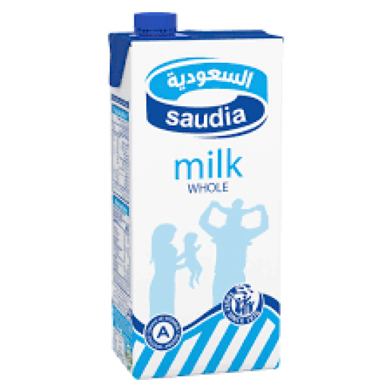 حليب السعودية كامل الدسم 1 لتر