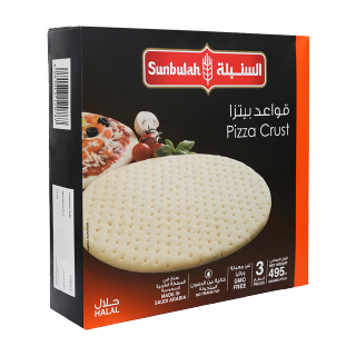 قواعد بيتزا السنبلة وسط 3 قطع 165 جم