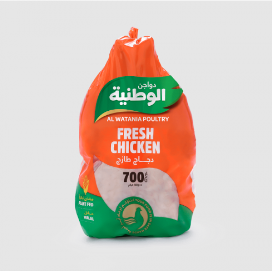 دجاج الوطنية مبرد كيس 700 جم 