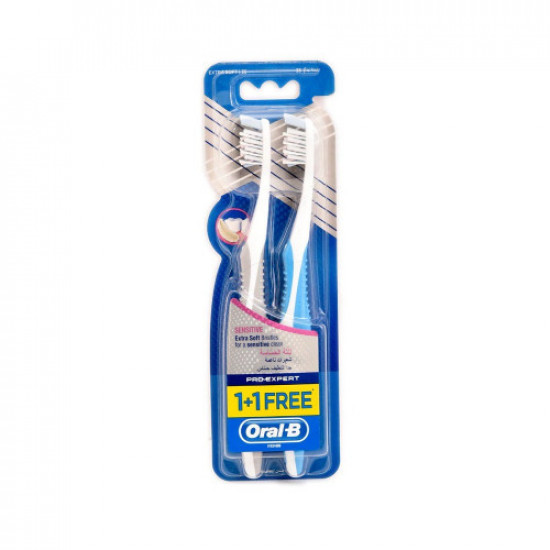 فرشة أسنان أورال بي ناعم Pro Expert Sensitive Gum 1+1