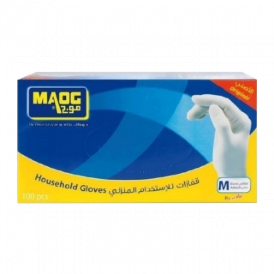 قفازات موج إستخدام واحد وسط 100 حبة