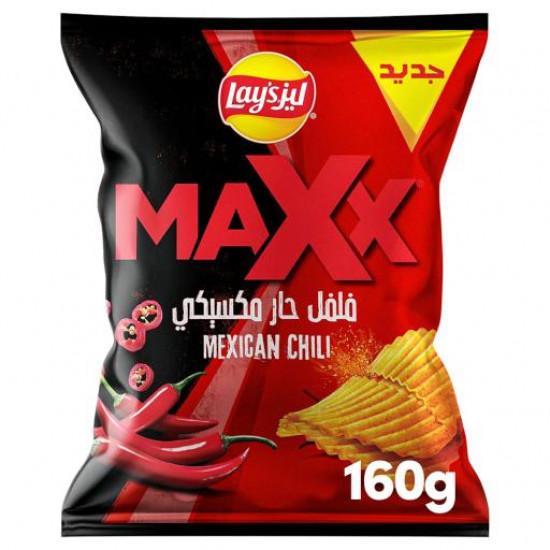 بطاطس ليز ماكس فلفل مكسيكي 160جم 