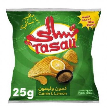 بطاطس تسالي كمون وليمون 25 جم