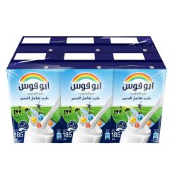 كرتون حليب أبو قوس كامل الدسم 185 مل*