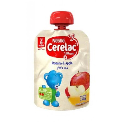 سيريلاك مهروس موز و تفاح 90 جم