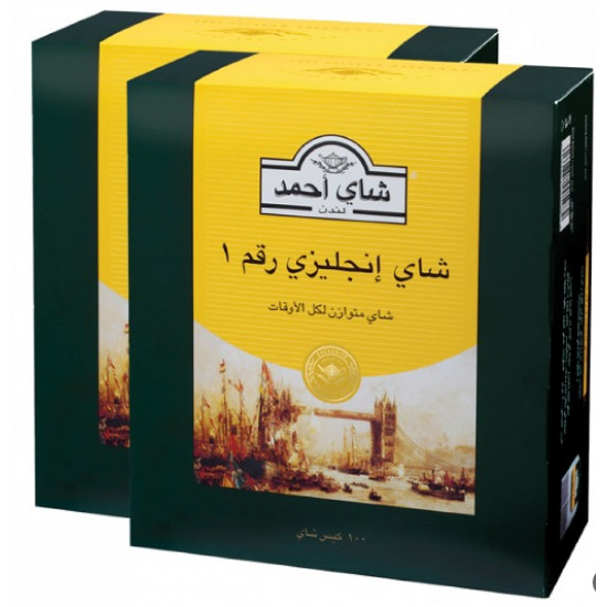 شاي أحمد إنجليزي رقم (1) 100 كيس 