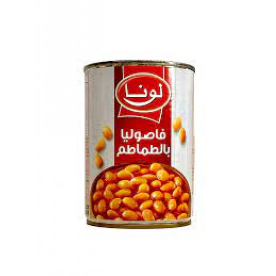 فاصوليا لونا بالطماطم 380 جم