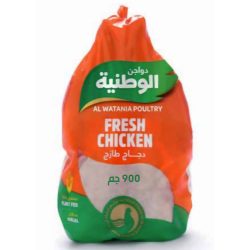 دجاج الوطنية مبرد كيس 900 جم 