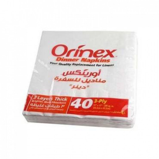 مناديل للسفرة دينز أورينكس 40 منديل