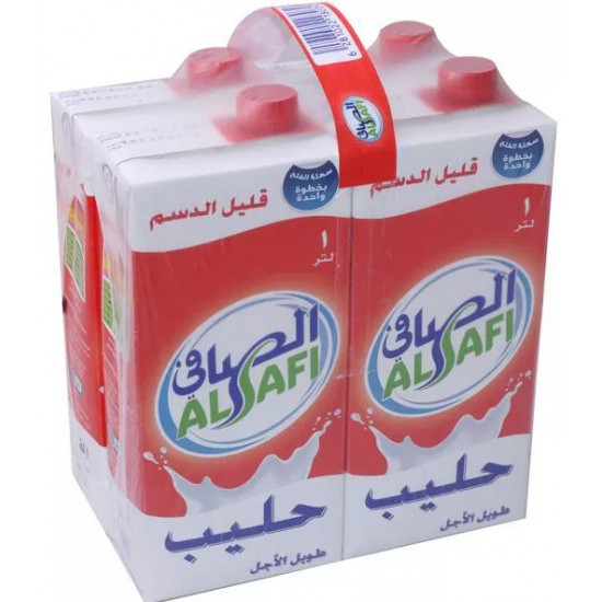 حليب الصافي طويل الأجل قليل الدسم 1 لتر- ربطه