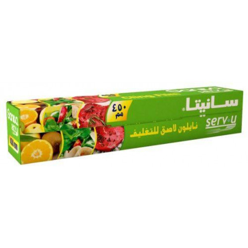 نايلون تغليف سانيتا 450 م شد 6 حبة*