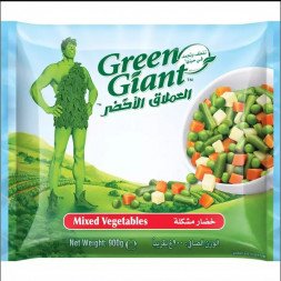 خضار مشكل بدون ذرة العملاق الأخضر 900 جم