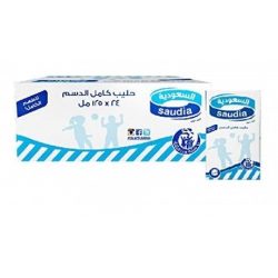 كرتون حليب السعودية كامل الدسم 125