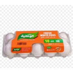 بيض الوطنية بلاستيك كبير جدا (1x10)*